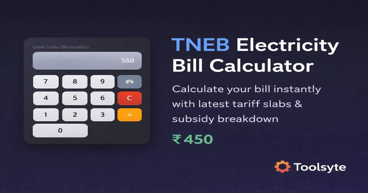 TNEB Bill Calculator preview